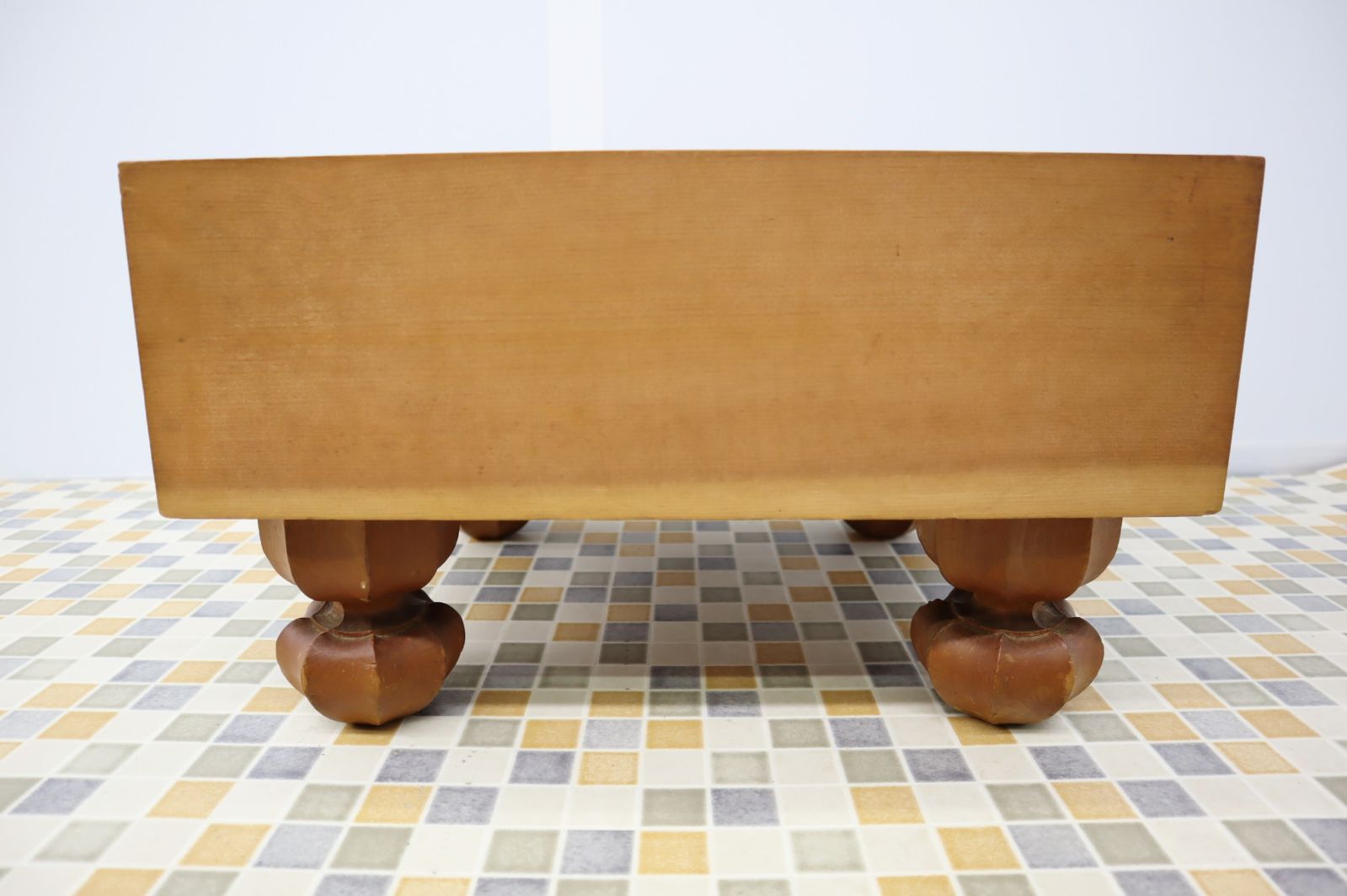 ▽ 碁盤厚み約14.2cm（4.7寸）｜碁盤 碁石 セット 日向特製 本蛤