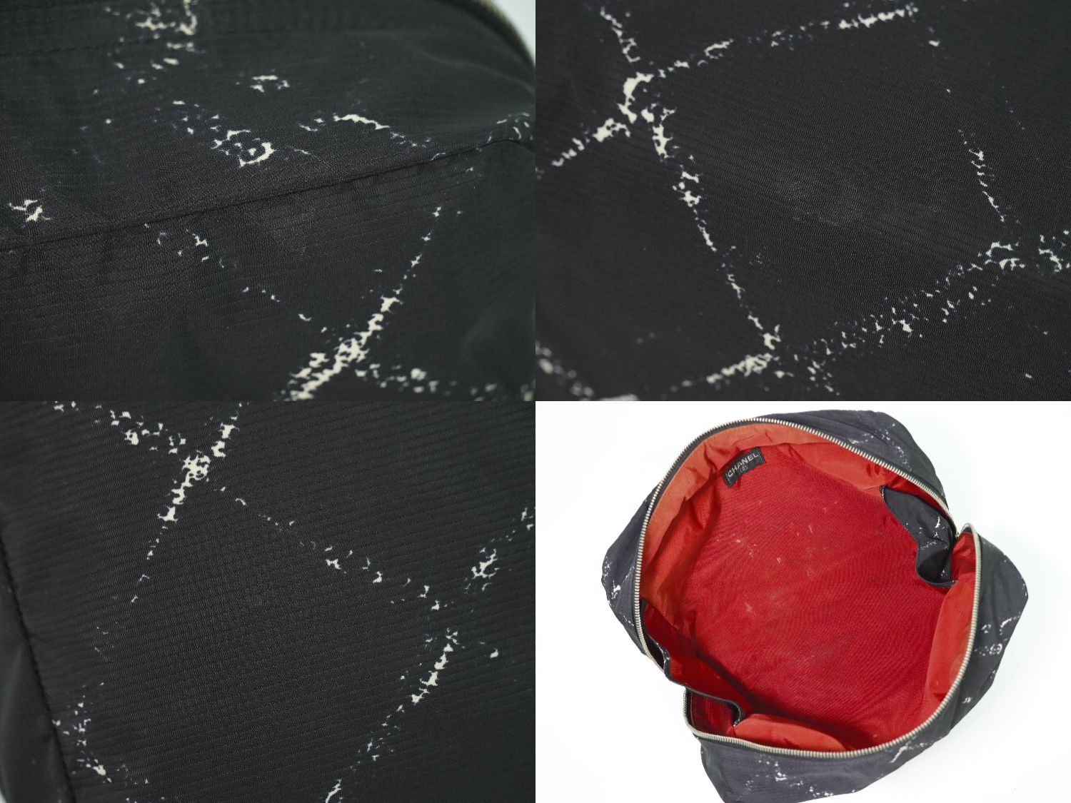 物 シャネル CHANEL トラベルライン ポーチ 小物入れ ナイロン  