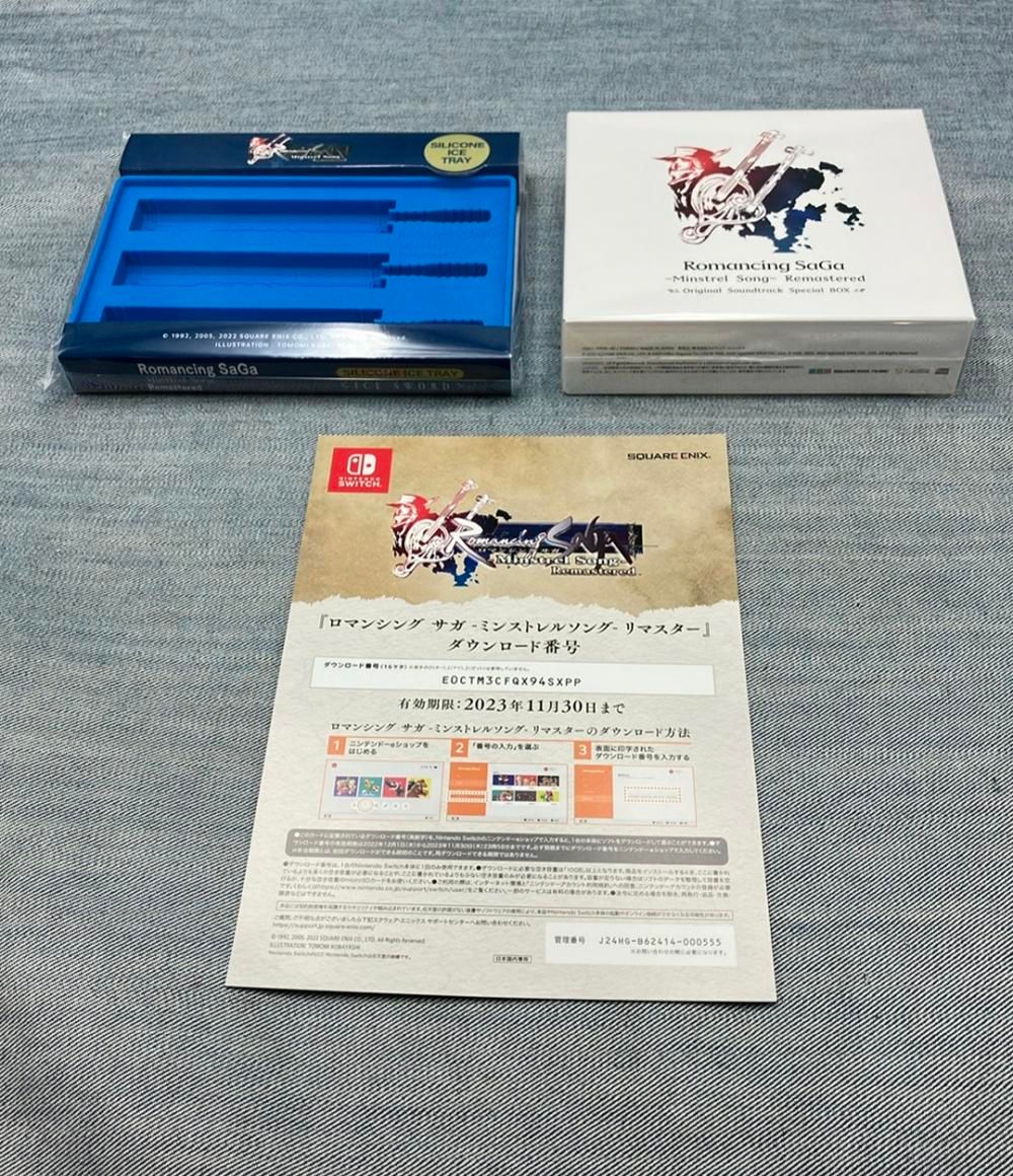 ゲームソフト 同梱品 ロマンシングサガ ミンストレルソング リマスター ロマンシングサガ30周年記 豪華版 スクウェアエニックス ゲームソフト 同梱品 ロマンシングサガ ミンストレルソング リ