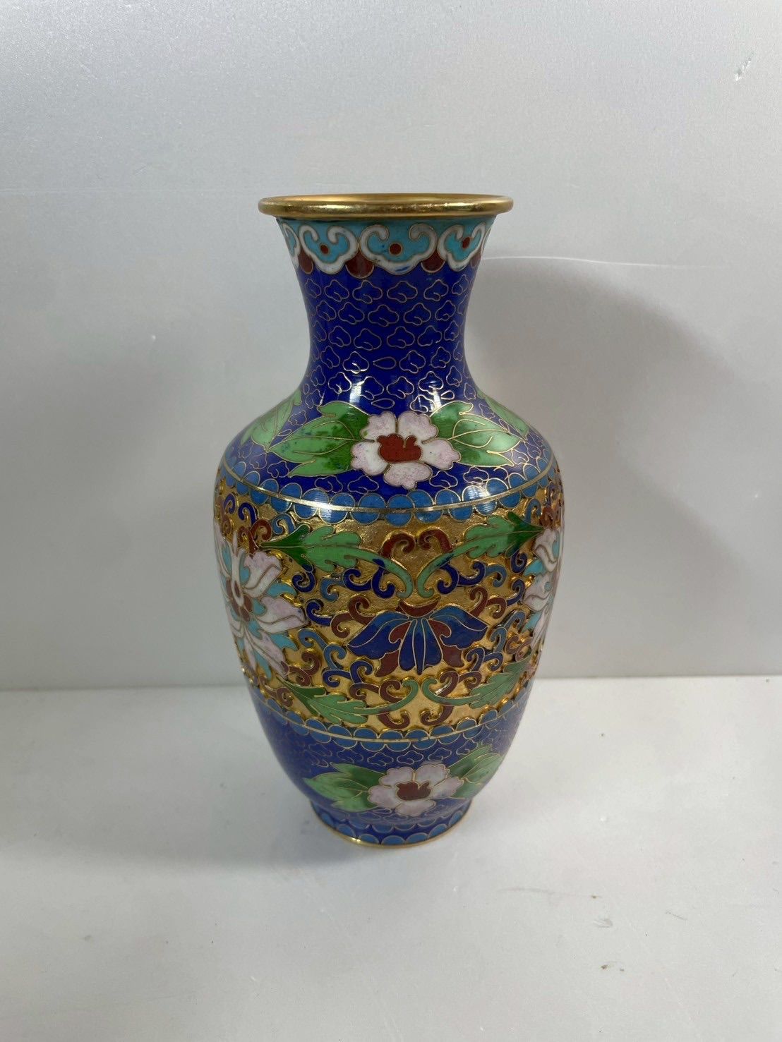中国　七宝焼花瓶 七宝焼 花瓶 中国美術品 - メルカリ