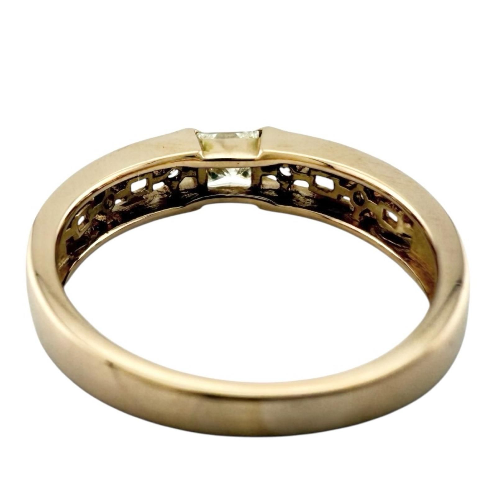 K18 リングPG ダイアモンド13号