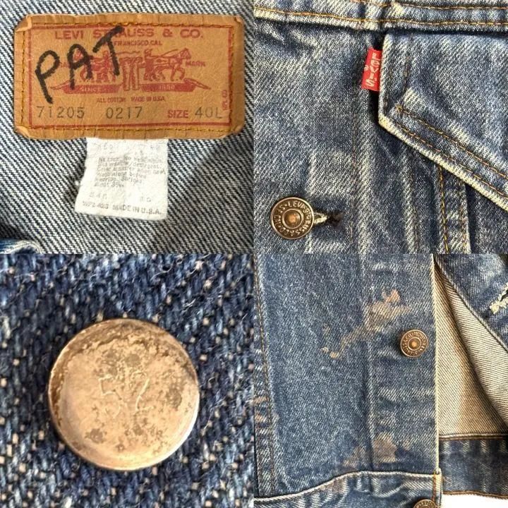 USA製 70s Levis 71205-0217 DENIM JACKET リーバイス デニム