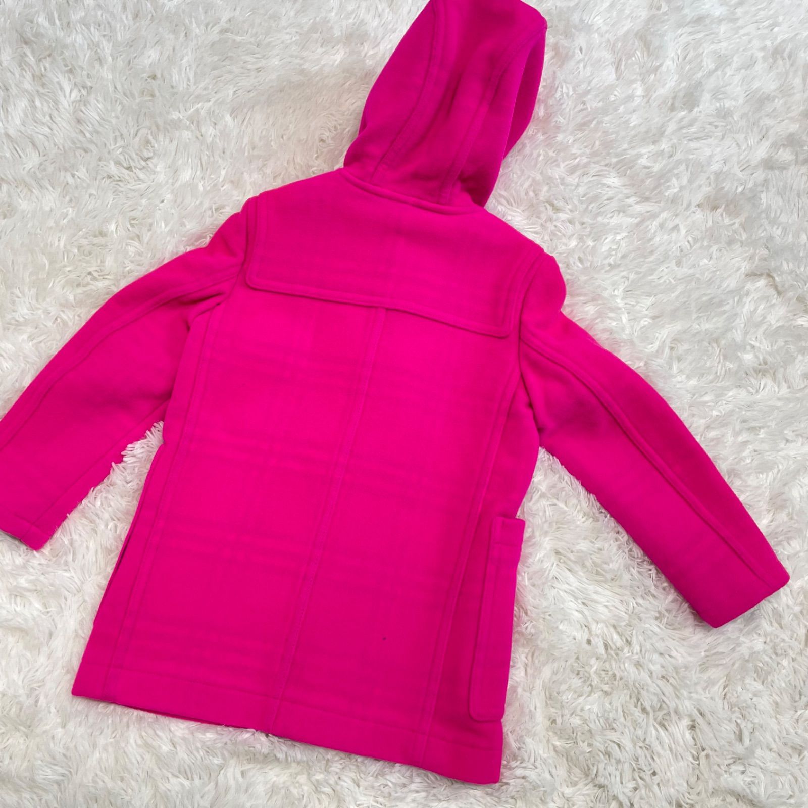 バーバリー チルドレン BURBERRY CHILDREN ウール チェック柄 ダッフル 