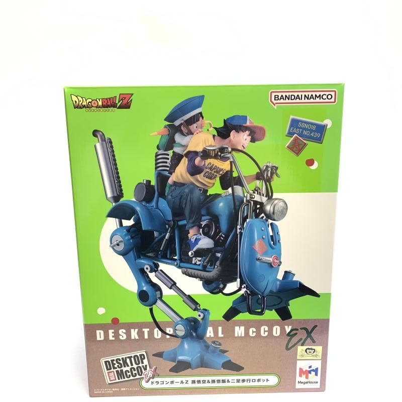 【中古】開封)DESKTOP REAL McCOY EX 孫悟空＆悟飯＆二足歩行ロボット　ドラゴンボール[18][240018386558] 中古】開封)DESKTOP REAL McCOY EX 孫悟空＆悟飯＆二足歩行