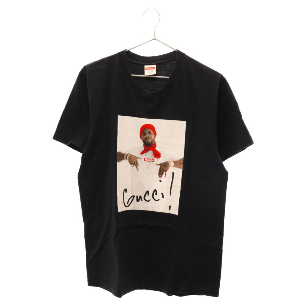 SUPREME (シュプリーム) 16AW Gucci Mane Tee グッチ メイン フォトプリント 半袖Tシャツ ブラック - メルカリ