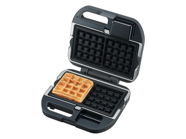 ビタントニオ ワッフル-ホットサンドベーカー ブラック 1個