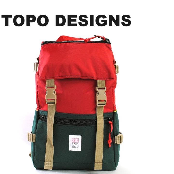 TOPO DESIGNS トポ デザイン 819656019737 TDRP015 FOREST RED バックパック ユニセックス