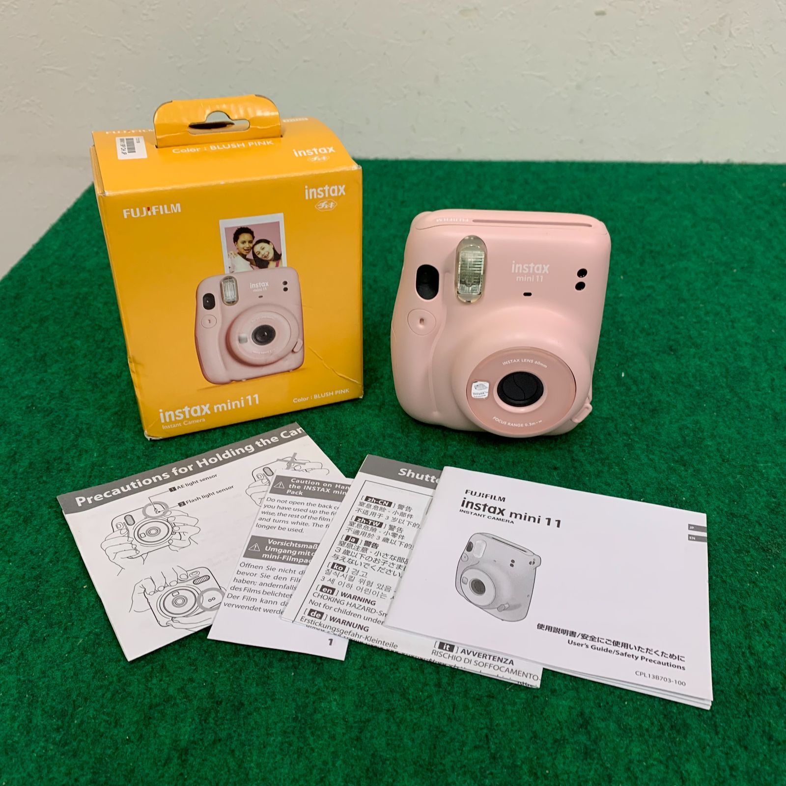Instax mini11 チェキ ブラッシュピンク