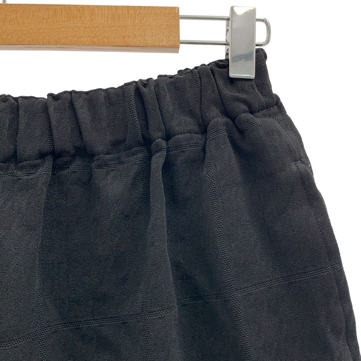 COMME des GARCONS コムデギャルソン 2025SS 製品染め クロップドワイドパンツ S ブラック レディース