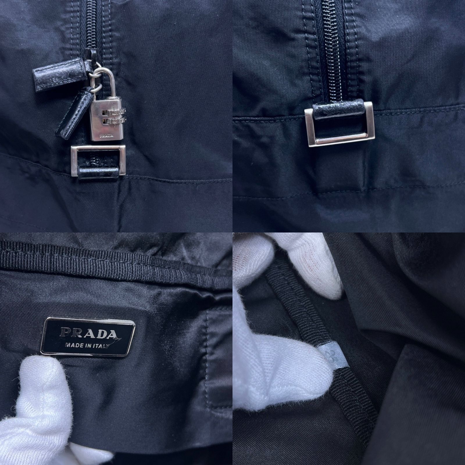 美品PRADA×プラダ 特大パドロックボストンバッグ 公式通販 PRADA 