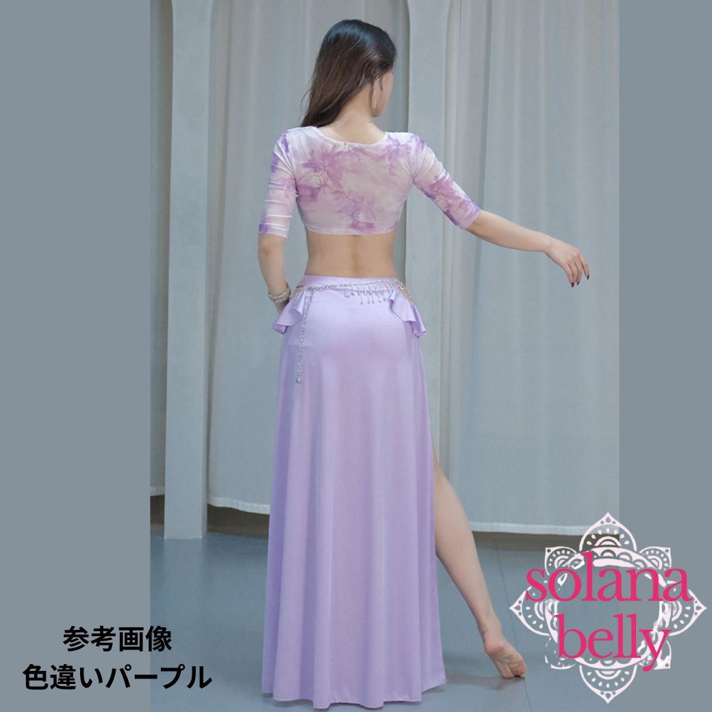 ベリーダンス レッスン着 セットアップ グリーン LW0181GR