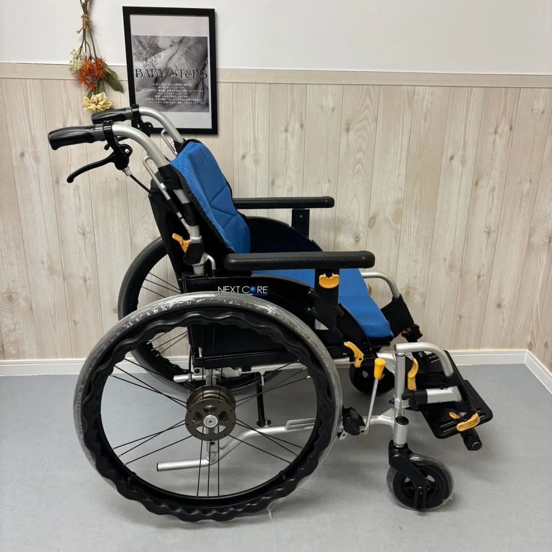 松永製作所 2021年製 自走 多機能 車椅子 ノーパンクタイヤ GRC-51B NEXT-51B 松永製作所 ネクストコアシリーズ 自走式車椅子