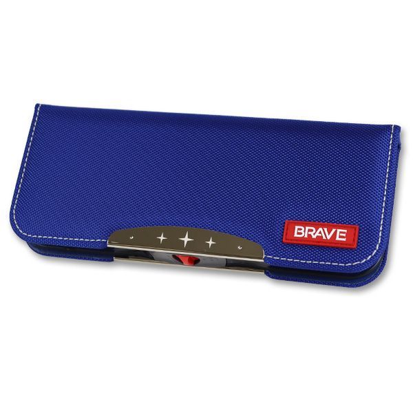 ラバーワッペン ブルー FD-1297-D】 筆箱 両面 箱型 ペンケース 男の子