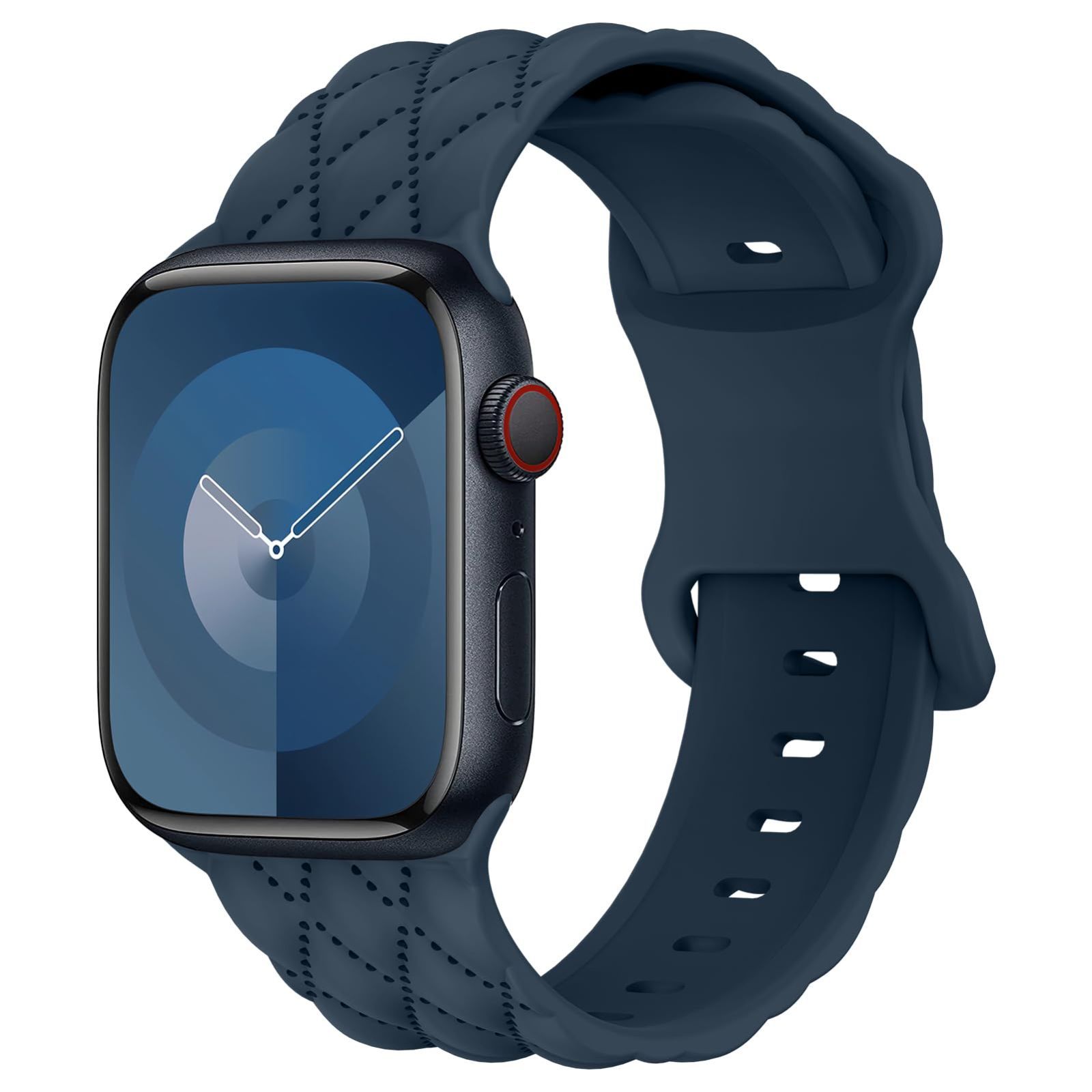 送料無料】ブルー_38mm 40mm 41mm コンパチブル Apple Watch バンド