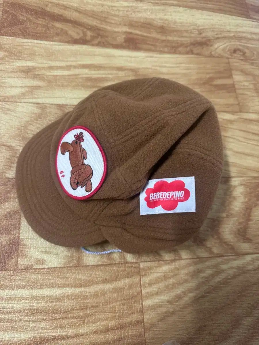 BEBE DE PINO ベベデピノ ファー puppy Jane ブラウン ベイビー 帽子 新品