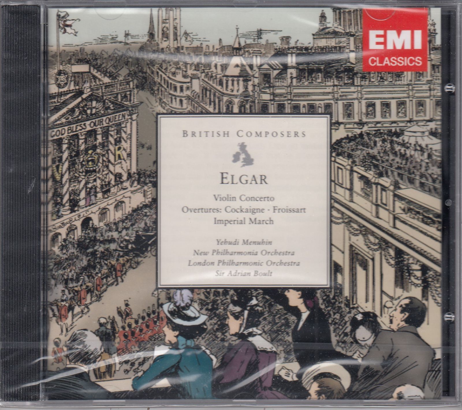輸入盤/Claremont「Elgar Conducts Elgar - Concertos / Menuhin, Harrison」メニューイン/ハリソン/エルガー