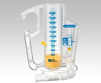 250~2500mL 容積式吸気訓練器(コーチ2) 250~2500mL /0-6139-12 ::77517