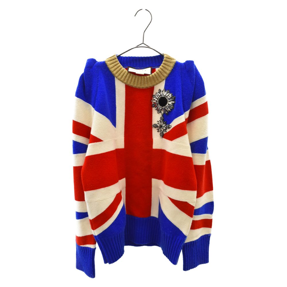 GUCCI (グッチ) Union Jack Jersey Sweatshirt ユニオンジャック