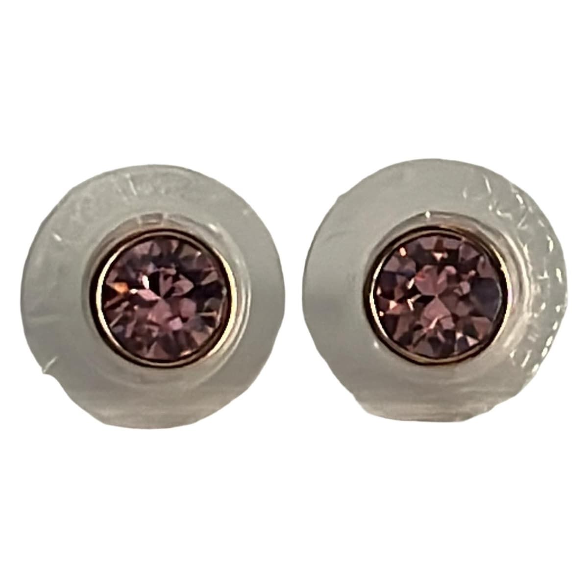 SWAROVSKI スワロフスキー ピアス - ピンク×シルバー