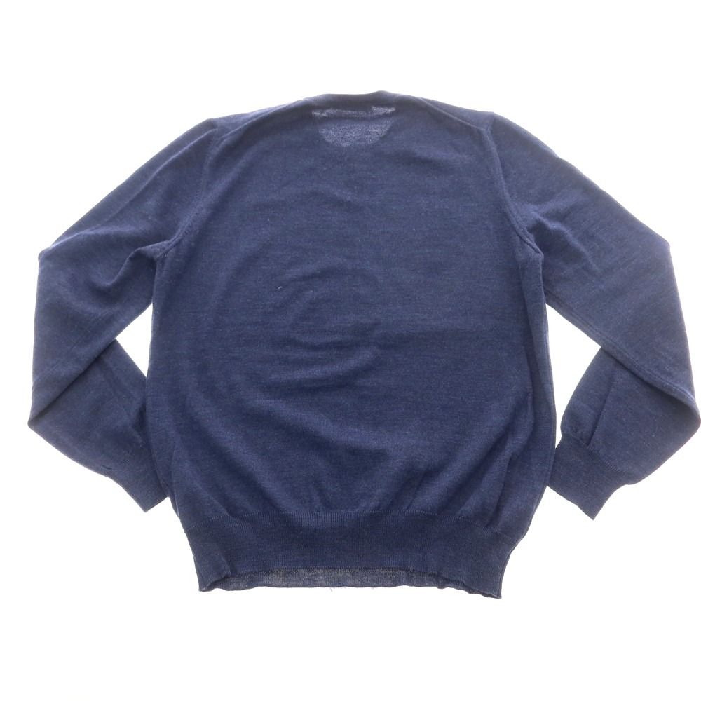 Gran Sasso ネイビー ニット セーター 48 グランサッソ GRAN SASSO
