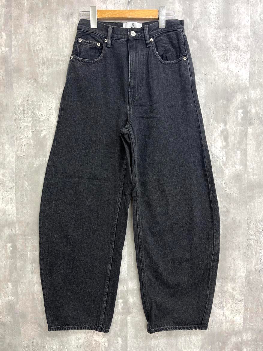 Curensology カレンソロジー ＆RC カーヴィー デニムパンツ size36|ブラック ◎レディース