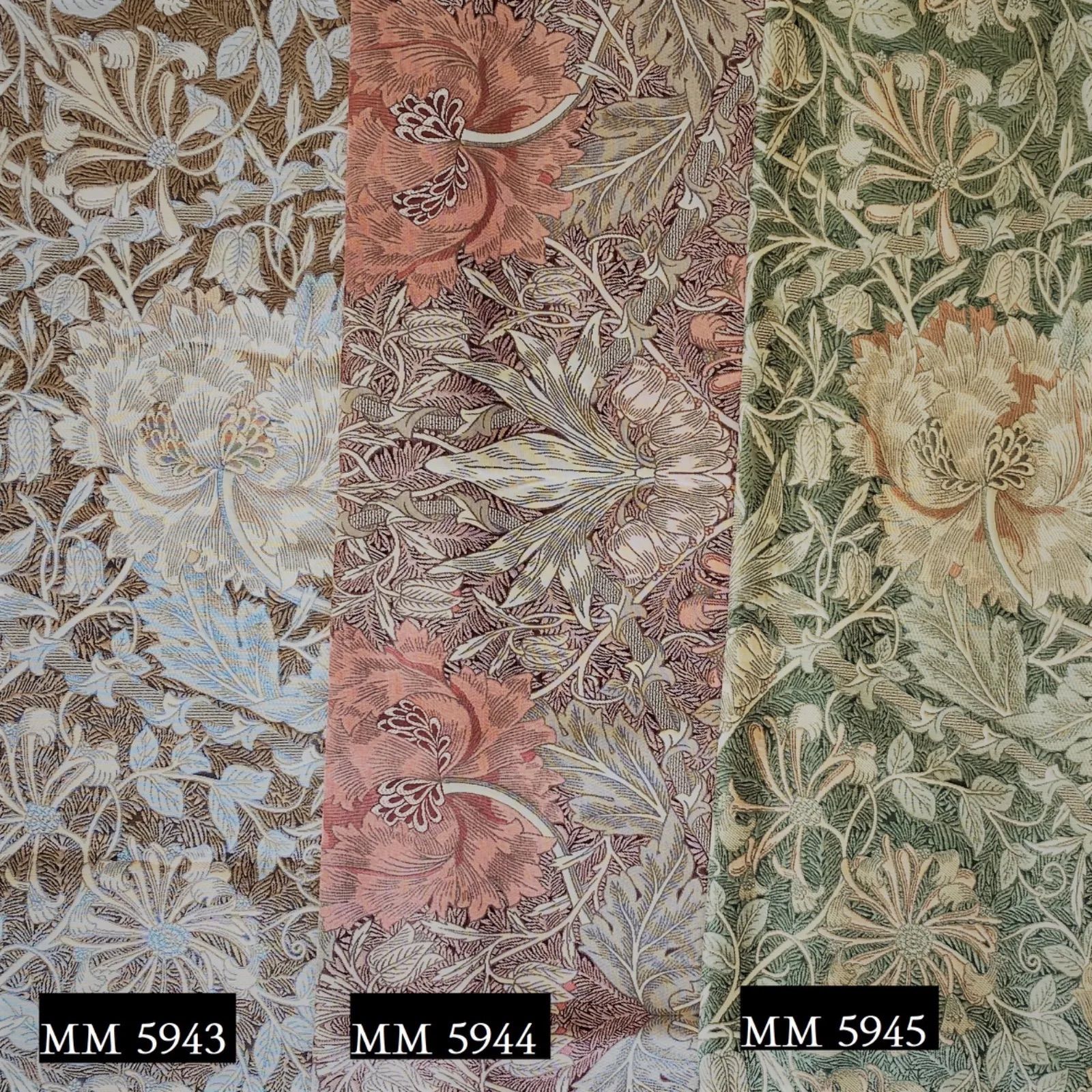 ウィリアム モリスカーテン生地ハギレ ハニーサクル