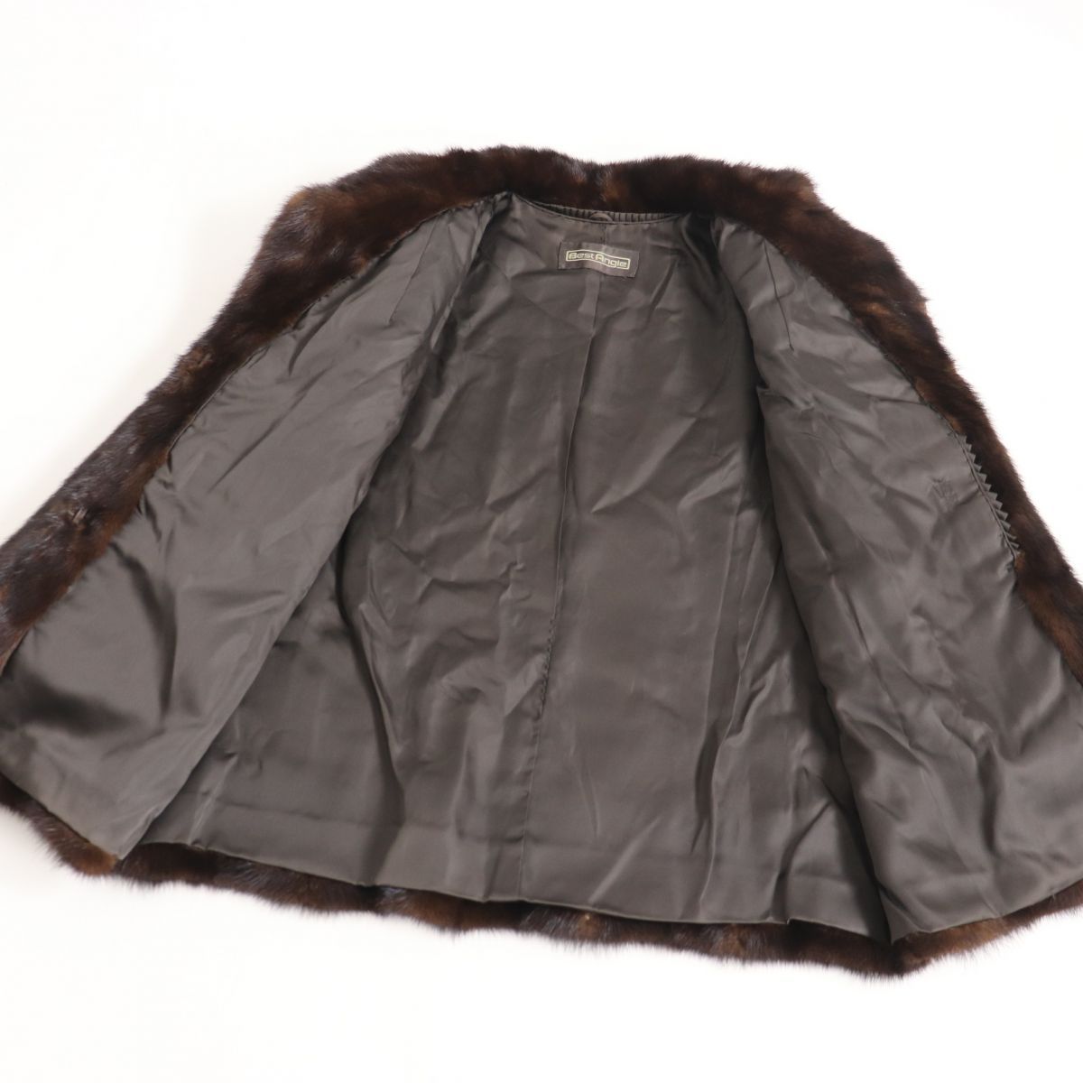 BestAngleミンク ブラウン 極美品☆Best Angle MINK ベストアングル ミンク 本毛皮コート