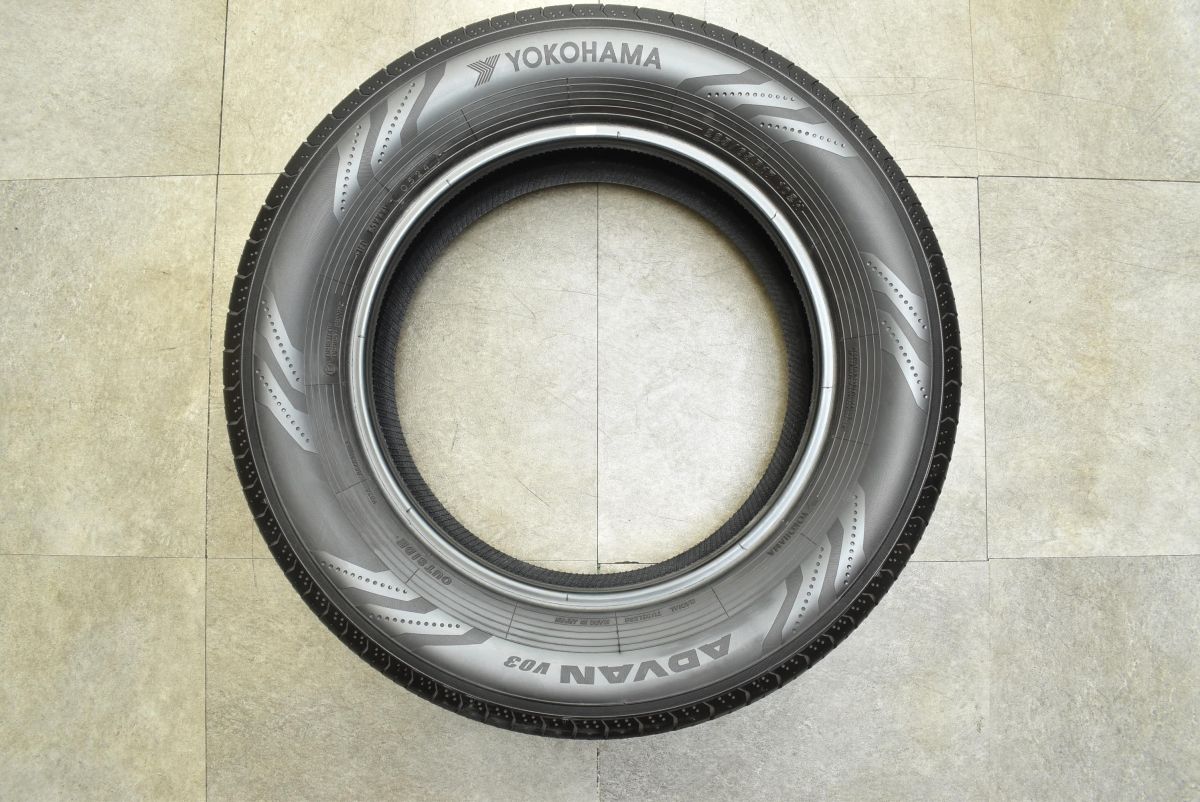225/65R17 ヨコハマ アドバン　V03 アルファード他 2024年製 新車外し品】ヨコハマ アドバン V03 225/65R17 4本
