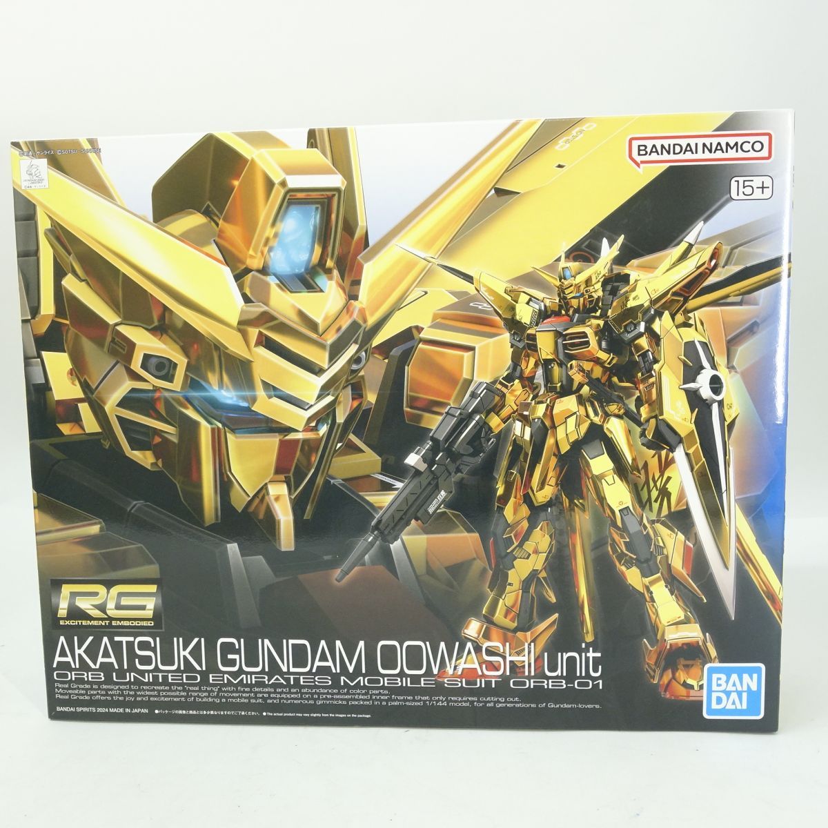 【未組立】RG アカツキガンダム RG アカツキガンダムオオワシユニット新品未組み立て