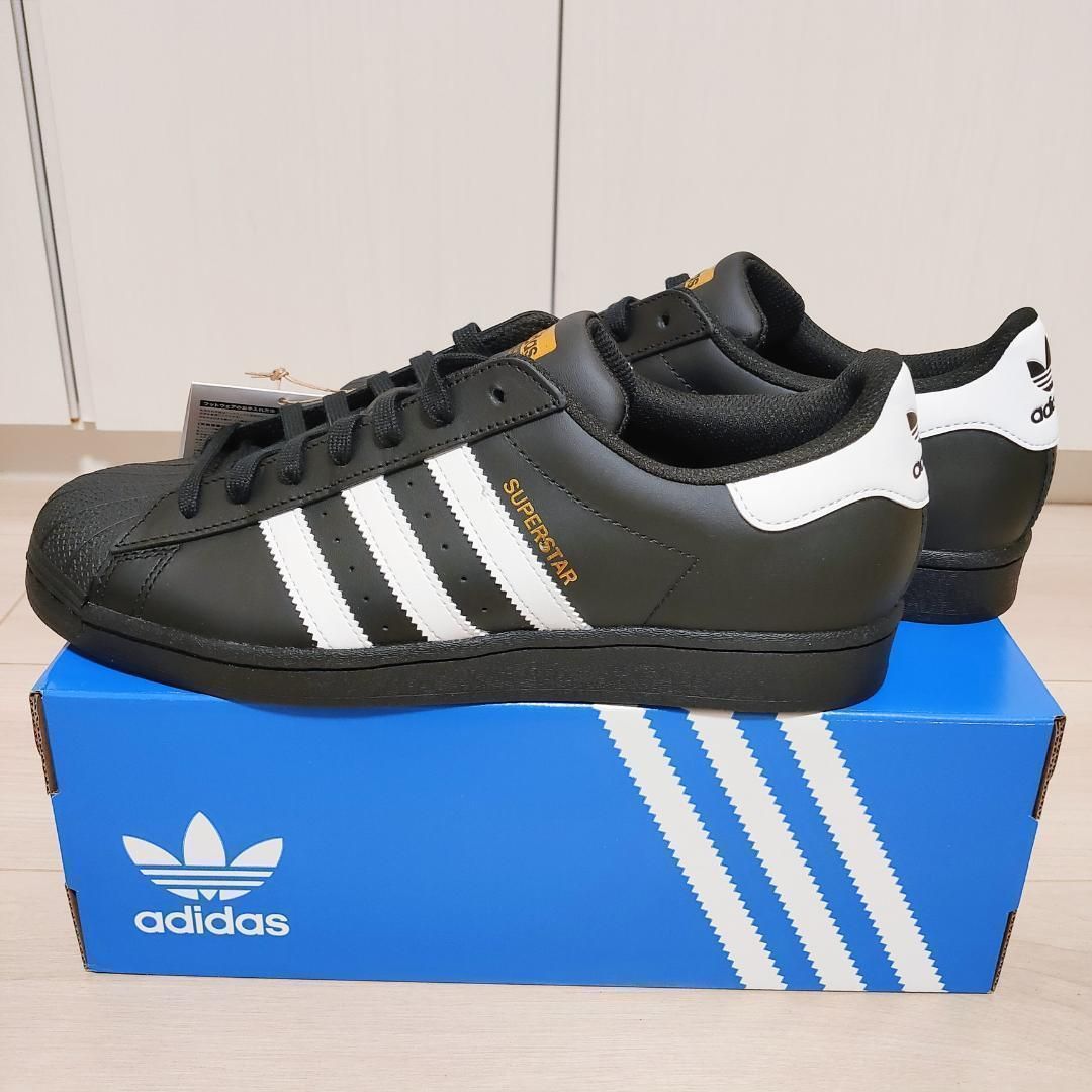 新品 27.5cm アディダス スーパースター EG4959 黒 スニーカー adidas