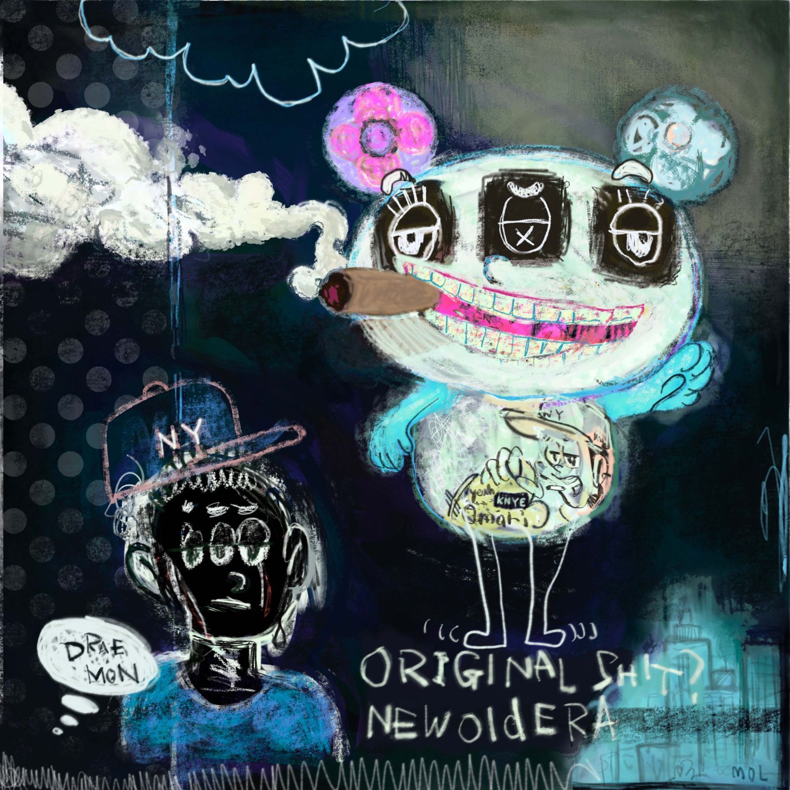 オリジナル アートポスター（インテリア、ストリート系、HIPHOP