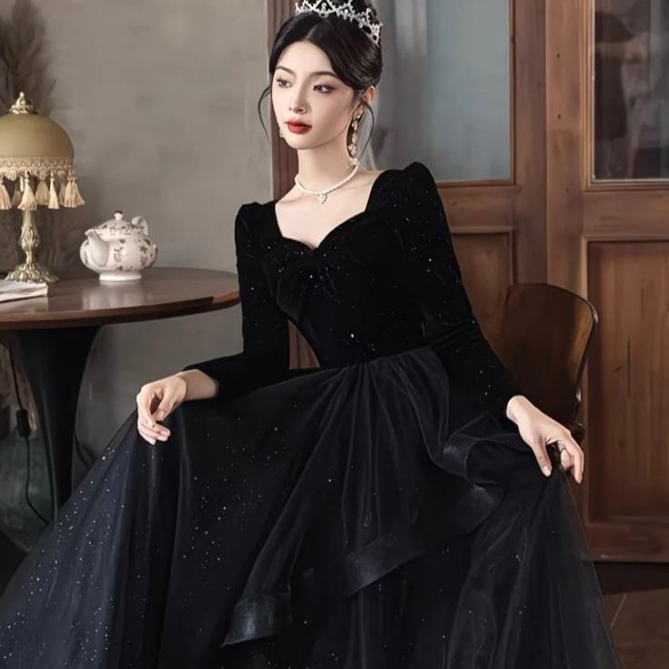 ロングドレス 黒