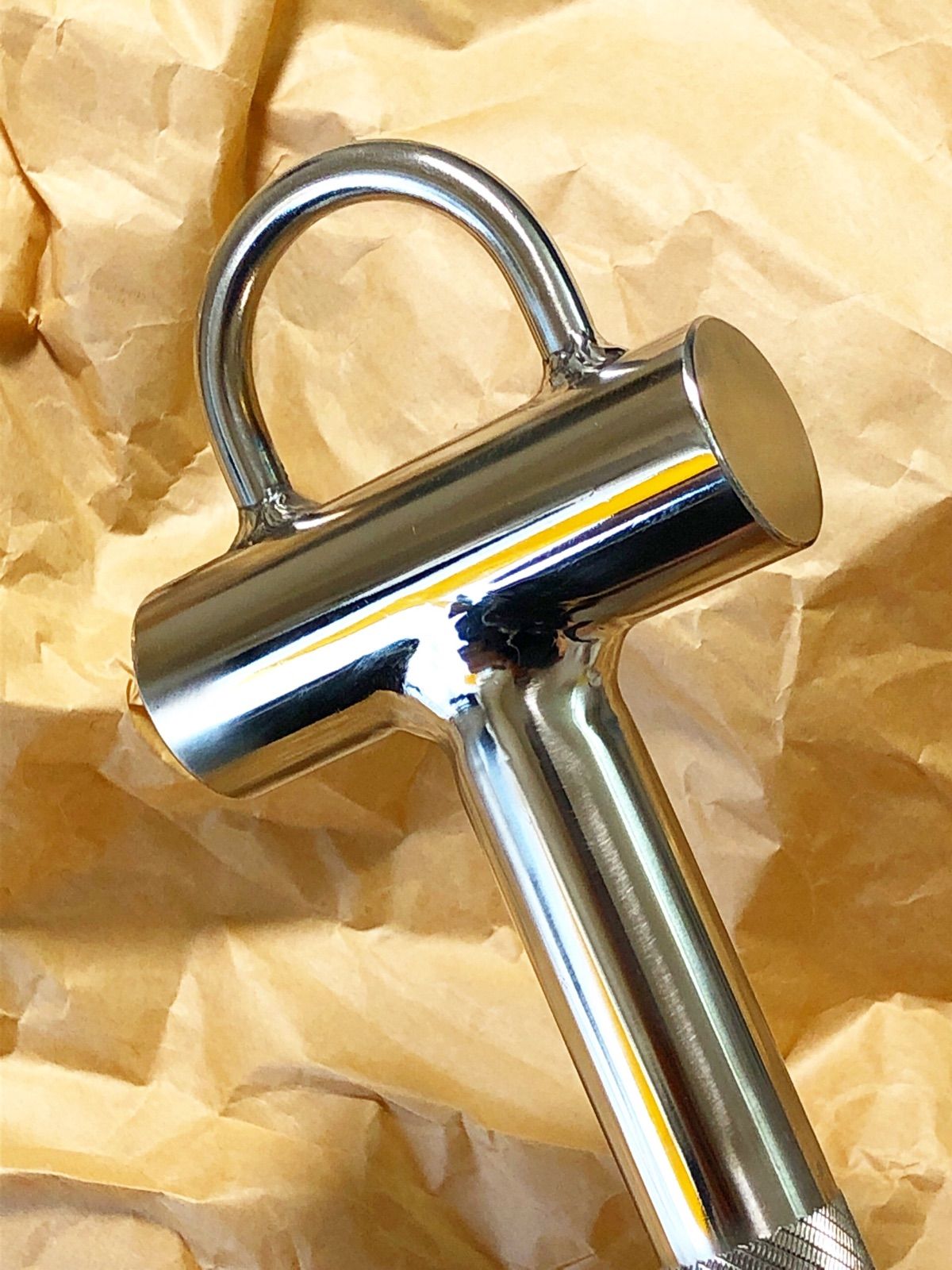 新品 職人作成 オールステンレス ハンマー ステンレス304 尊 大工 鳶 足場 