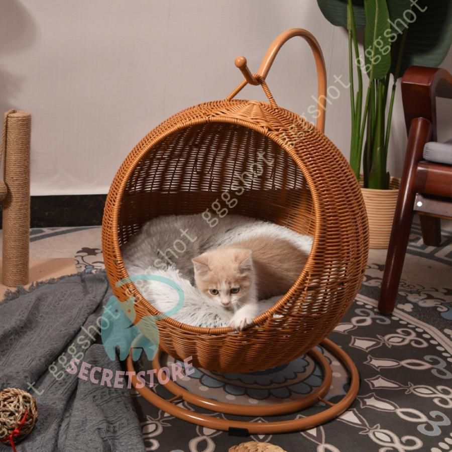 H40美品✨　MEYOU PARIS • ヨーロッパ製　猫　ペット　ベッド H40美品✨ MEYOU PARIS • ヨーロッパ製 猫 ペット ベッド H40美品✨