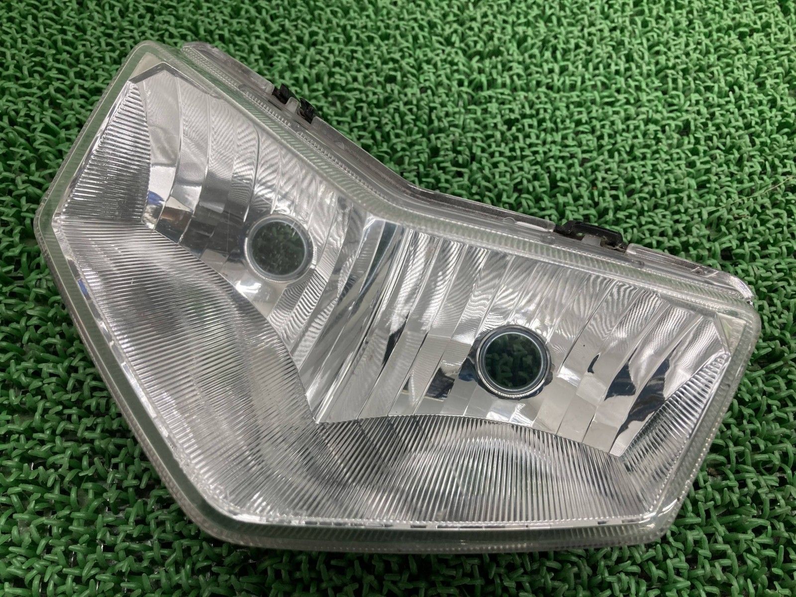 DトラッカーX ヘッドライト P7477 カワサキ 純正 バイク 部品 LX250V 修復素材に コケキズ無し 品薄 品 車検 Genuine iU