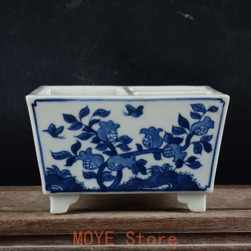 清乾隆帝手画鯖石榴花四方升斗 文房案頭 書道具 文房具 現代工芸品美術品 置物 清乾隆帝手画鯖石榴花四方升斗 文房案頭 書道具 文房具 現代工芸品美術