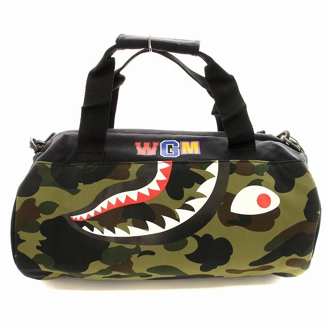 A BATHING APE(アベイシングエイプ)　ナイロン　ボストンバッグ A BATHING APE ボストンバッグ ショルダーバッグ｜Yahoo!フリマ