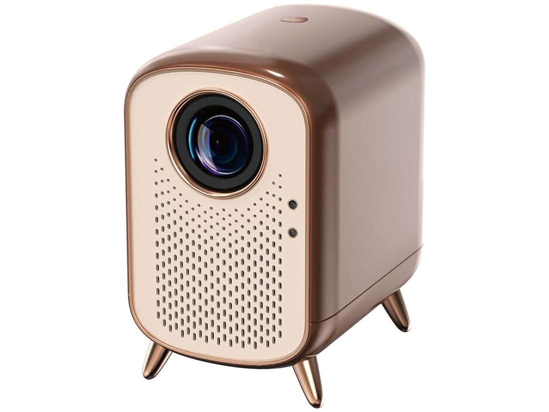 4営業日で発送 SW-SPJ300 SEWOO フルHDスマートプロジェクター ブラウン LED光源 ～1500ルーメン未満 1920×1080～1920×1200 Wi-Fi