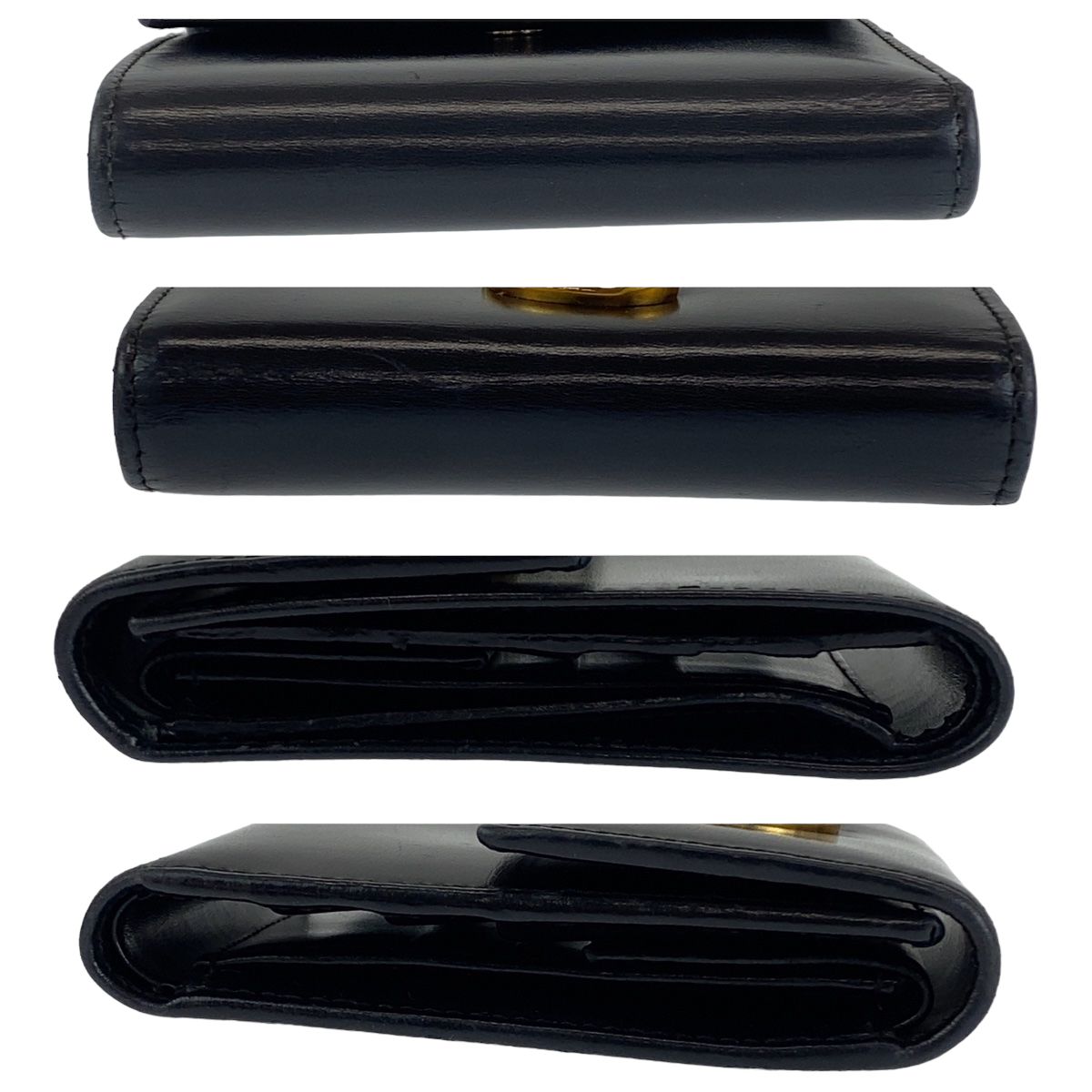 CARTIER カルティエ パンテール パンサー ブラック 黒 ゴールド カーフ