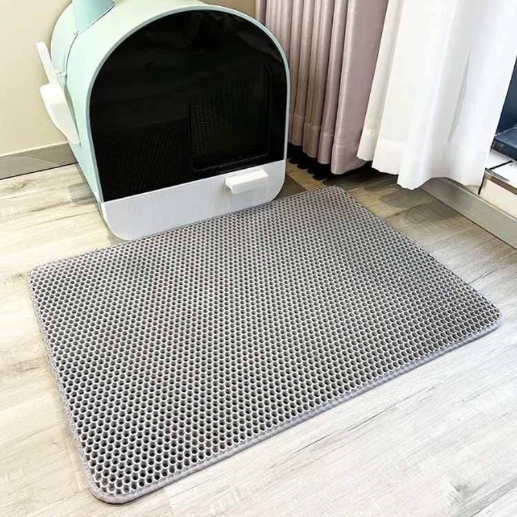 砂取りマット 58×90cm 猫砂 マット 猫 トイレマット 特大 猫砂キャッチャー 猫砂マット 猫砂飛び散り防止 猫トイレ用品 二重構造 滑り止め 清潔 お手入れ簡単 マット 送料無料#haze46