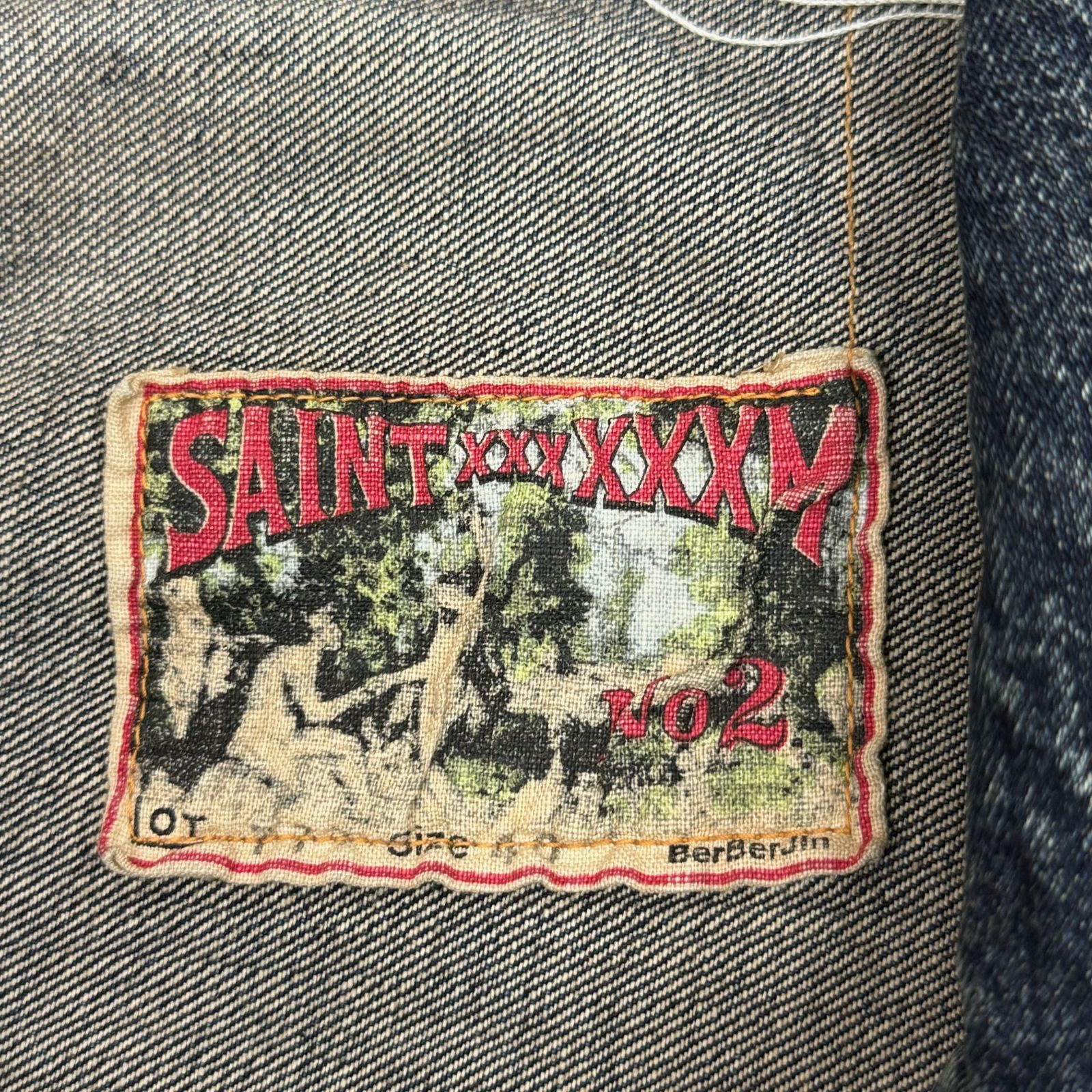 セントマイケル 24SS ベルベルジンコラボFIRST DENIM JACKET セントマイケル 24SS ベルベルジンコラボデニムジャケット FIRST