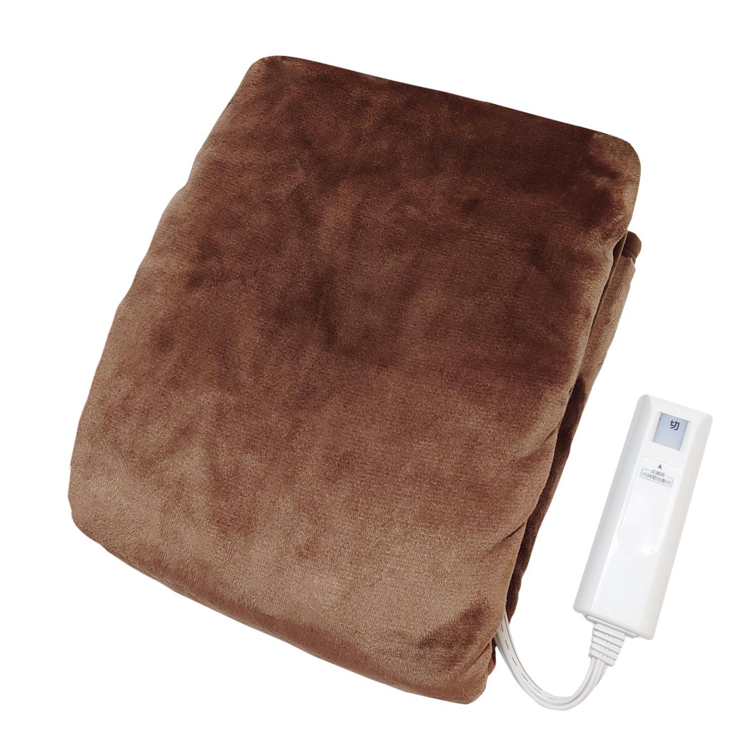 MORITA 電気敷毛布 ブラウン フランネル 140×80cm ウォッシャブル 光沢があって柔らかいフランネル生地 TMB-S14FM BR
