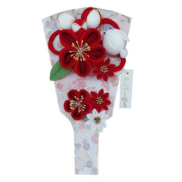 つまみ細工羽子板 凛