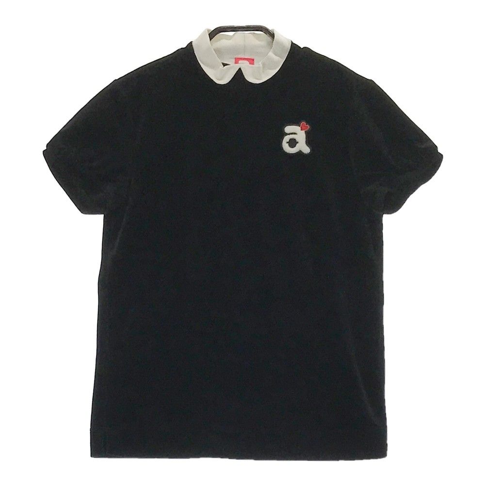 サイズ：38 ARCHIVIO アルチビオ ベロア ハイネック半袖Tシャツ