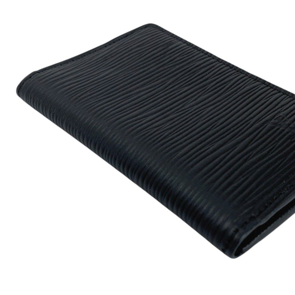■新同■　ルイヴィトン オーガナイザードゥポッシュ カードケース エピ 黒 IC ネーム入 M60642 【389634】1 □新同□ ルイヴィトン オーガナイザードゥポッシュ カードケース エピ