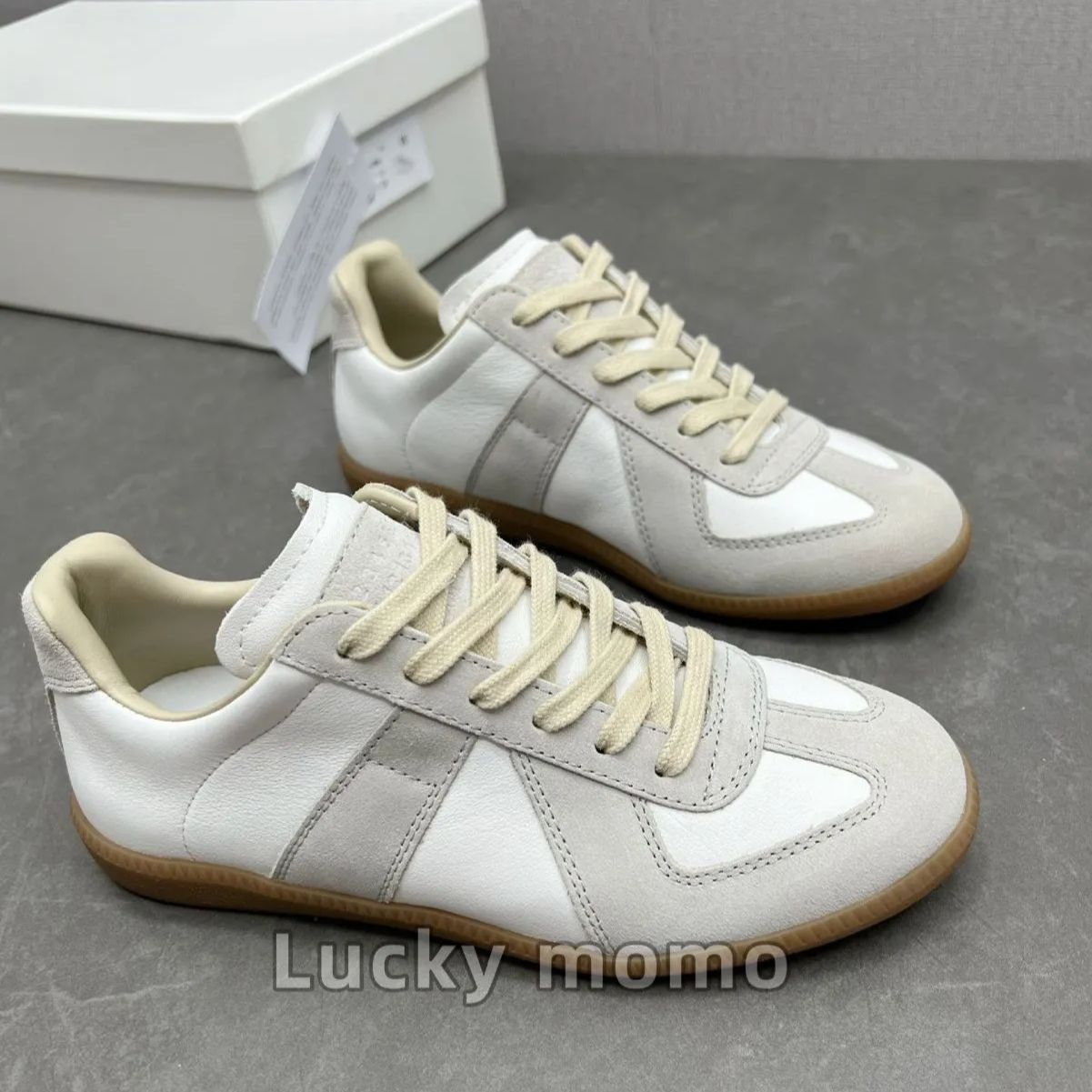 大人気 Maison Margiela メゾンマルジェラ ジャーマントレーナー スニーカー  靴 REPLICA GERMAN TRAINER レディース