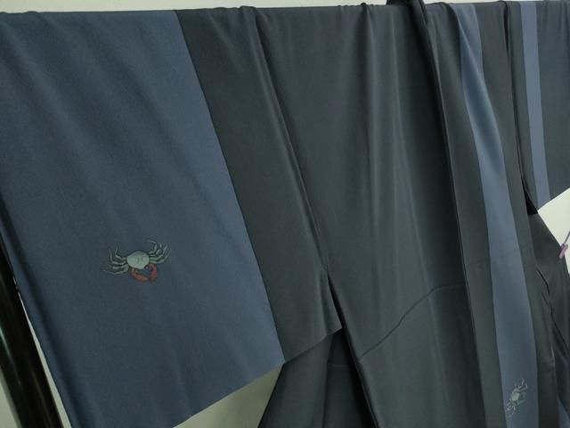 平和屋本店□極上 男性 世界的人形師 辻村寿三郎 ジュサブロー 訪問着  