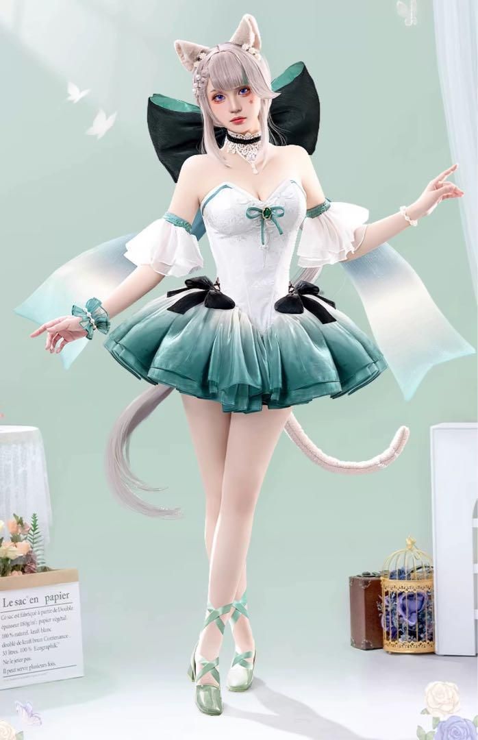 新品未使用 初獣猫 原神 リネット 鈴蘭円舞 コスプレ衣装 新品未使用 初獣猫 原神 リネット 鈴蘭円舞 コスプレ衣装