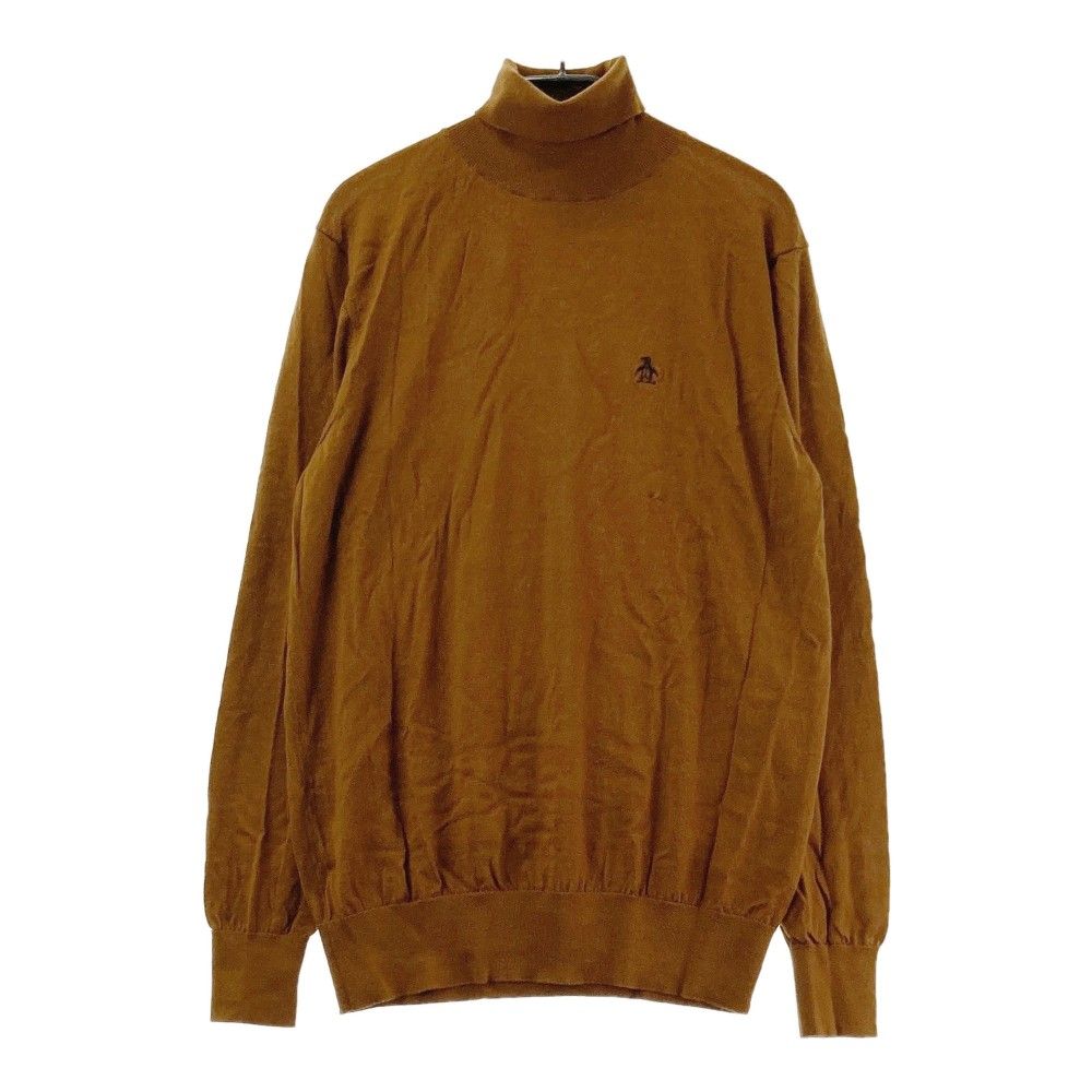 サイズ：L MUNSING WEAR マンシングウェア  タートルニット セーター  ブラウン系 [240101365102] ゴルフウェア メンズ ストスト