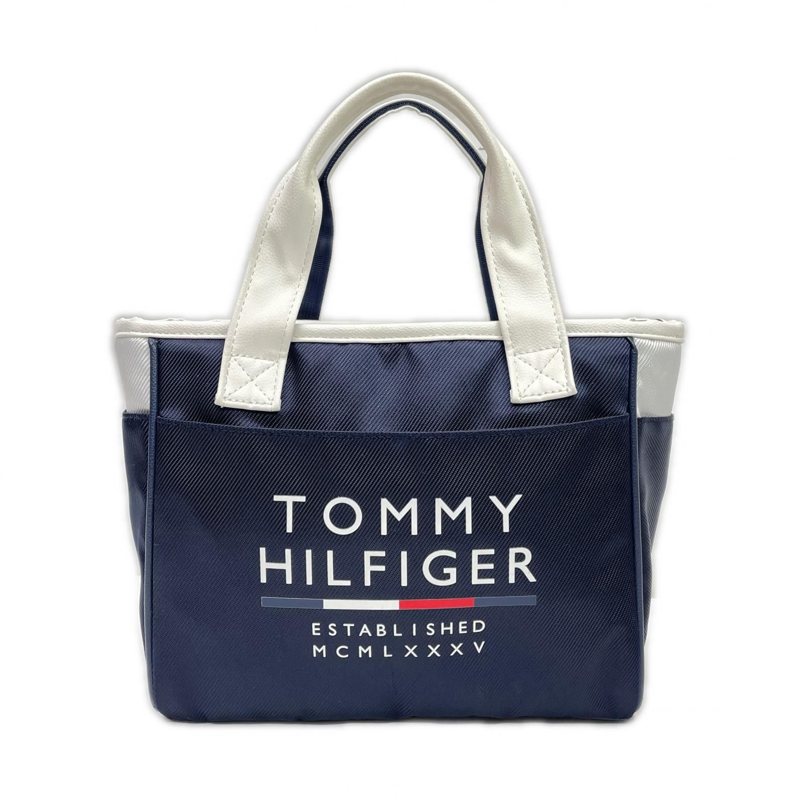 【新品未使用品】トミーヒルフィガー カートバック（ネイビー） 新品 2025トミーヒルフィガーゴルフ カートバッグ THMG5ST5 ネイビー